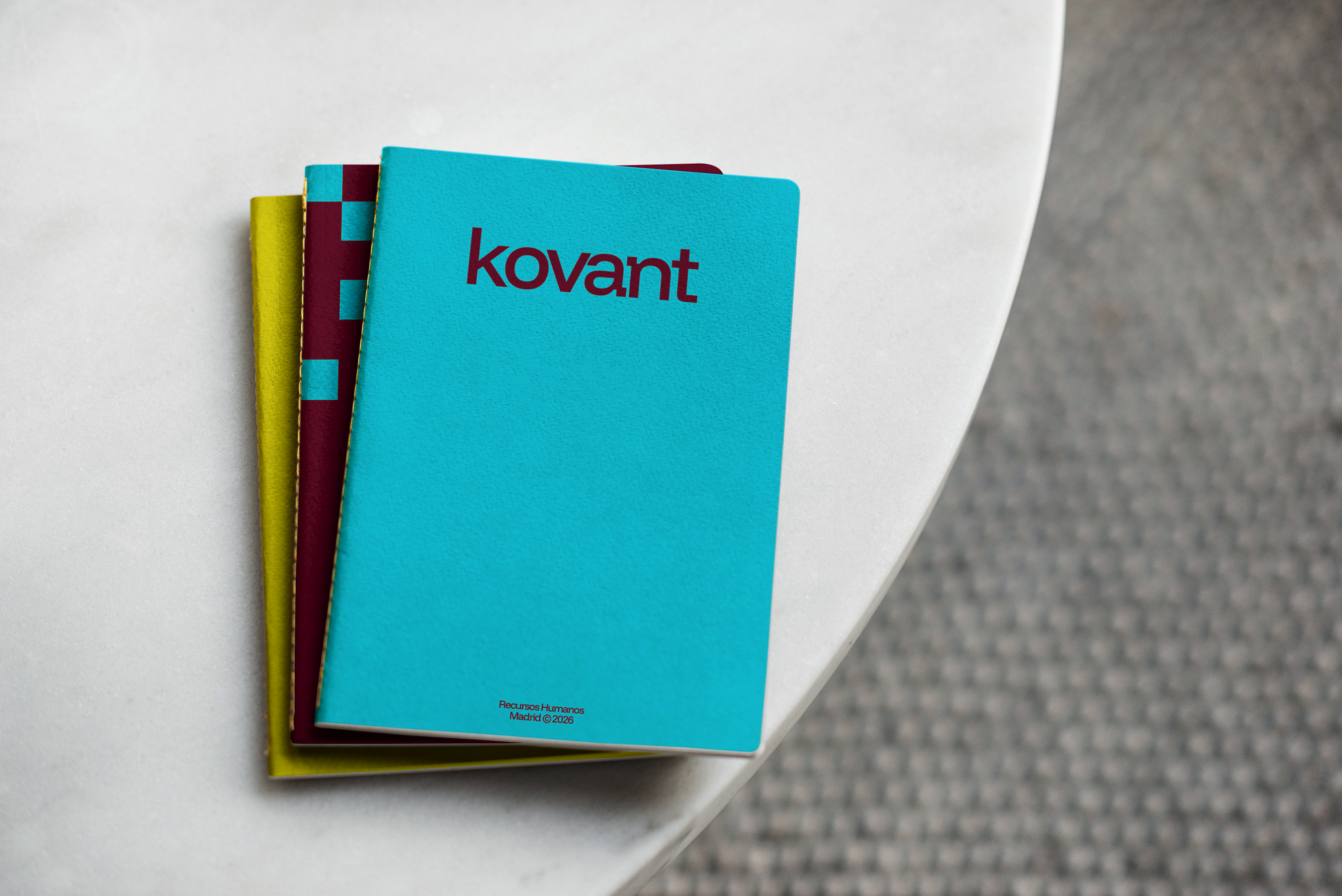 Kovant branded notebook