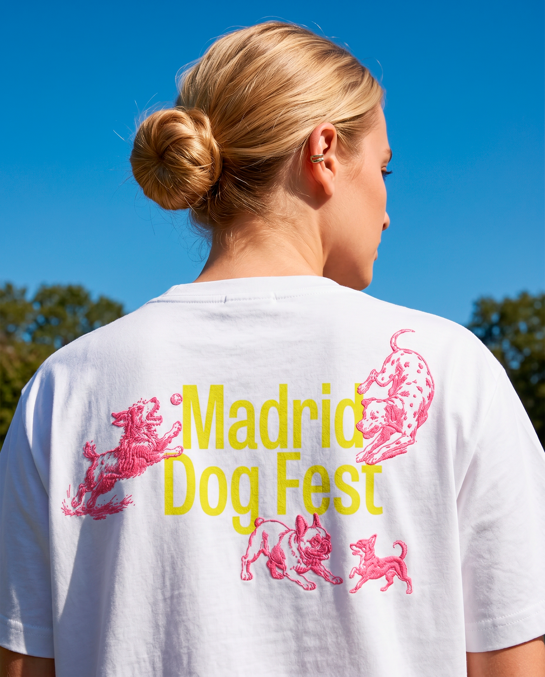 Madrid Dog Fest branded t-shirt